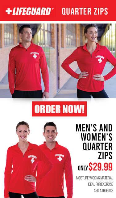 Men's Lifeguard Quarter Zip Active Shirt